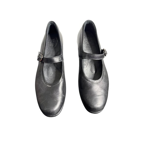 SAS Women's Black Leather Maria Mary Jane Shoe Size 8.5S - Picture 1 of 9